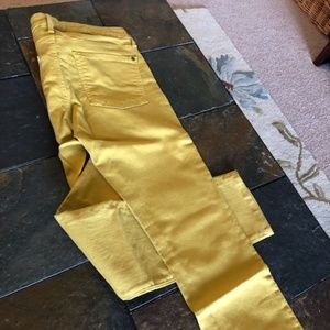 Vince Skinny Jeans, Mustard
